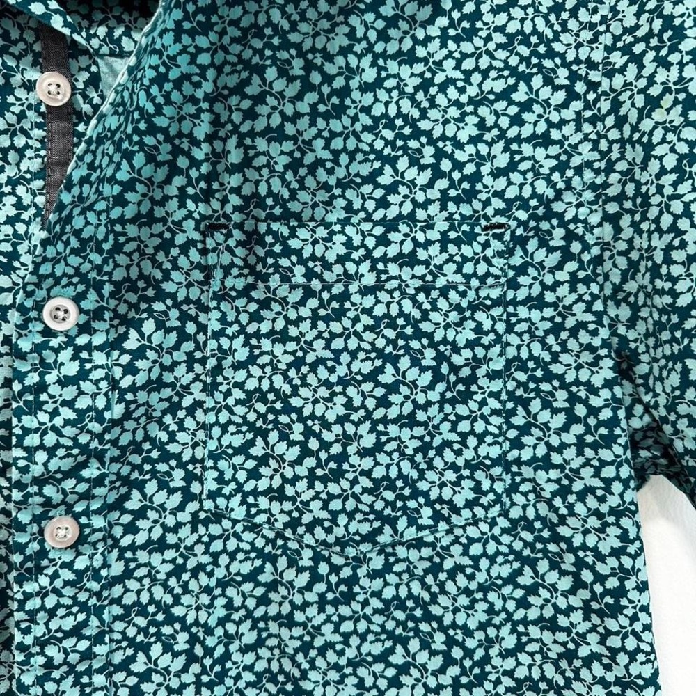 Rjc Rebel‎ James & Charli New York City Floral Button Down Short Sleeve Shirt SM - Picture 4 of 6